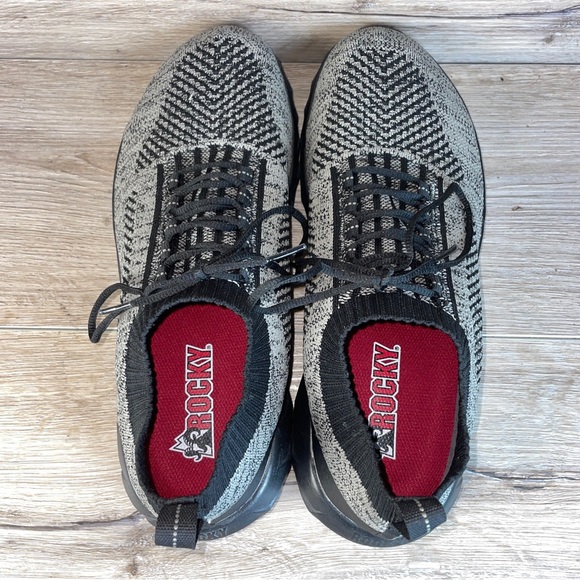 Rocky Men's 11M WorkKnit LX Gray And Black RKKK0270 Athletic Work Shoe EUC! - Picture 5 of 9